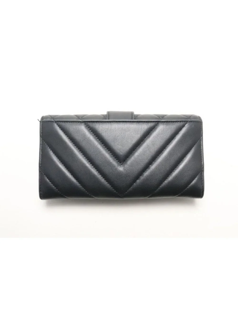 Chanel Chez Blanc GD Leather Bifold Wallet